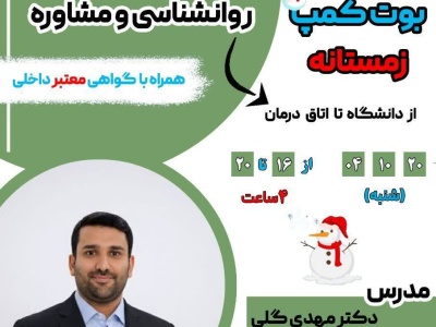 بوت کمپ نقشه راه روانشناسی و مشاوره